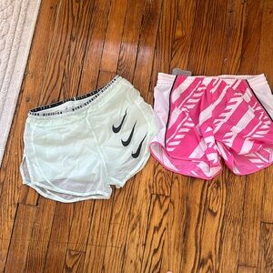 Nike running shorts.